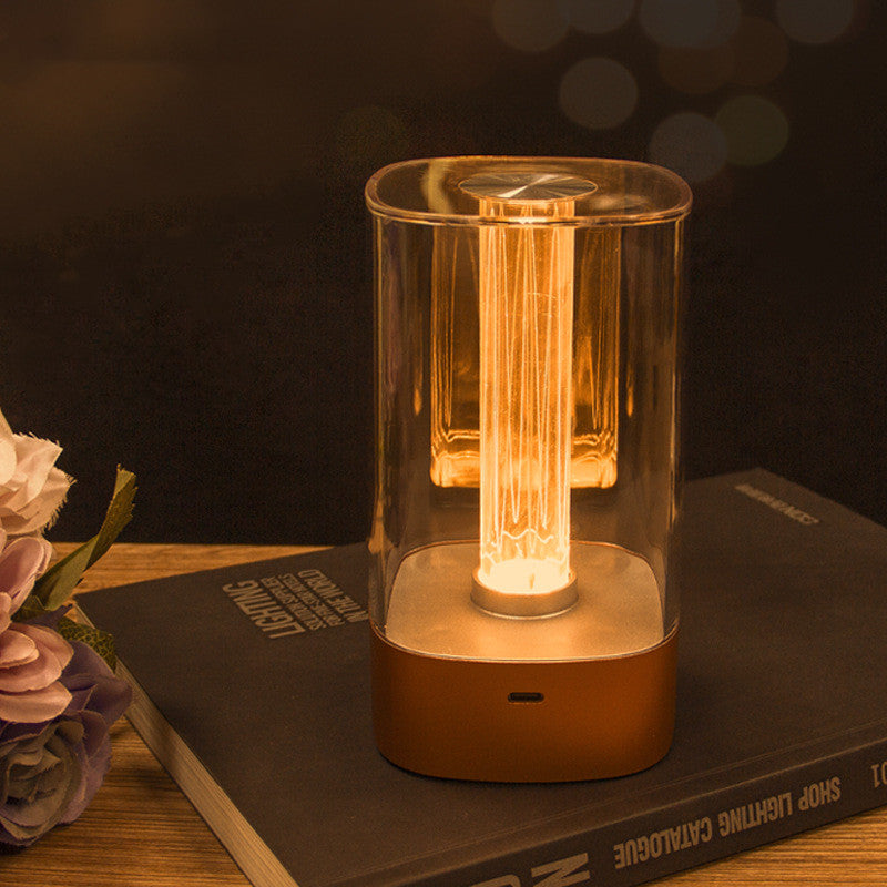 New LED Touch Atmosphere Light USB Charging Eye Protection Bedside Bedroom Lamp Bar R - Foto 6