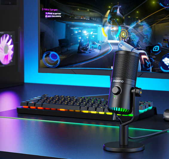 Computer Games Microphone Esports Anchor Live Voice Noise Cancelling - Foto 2