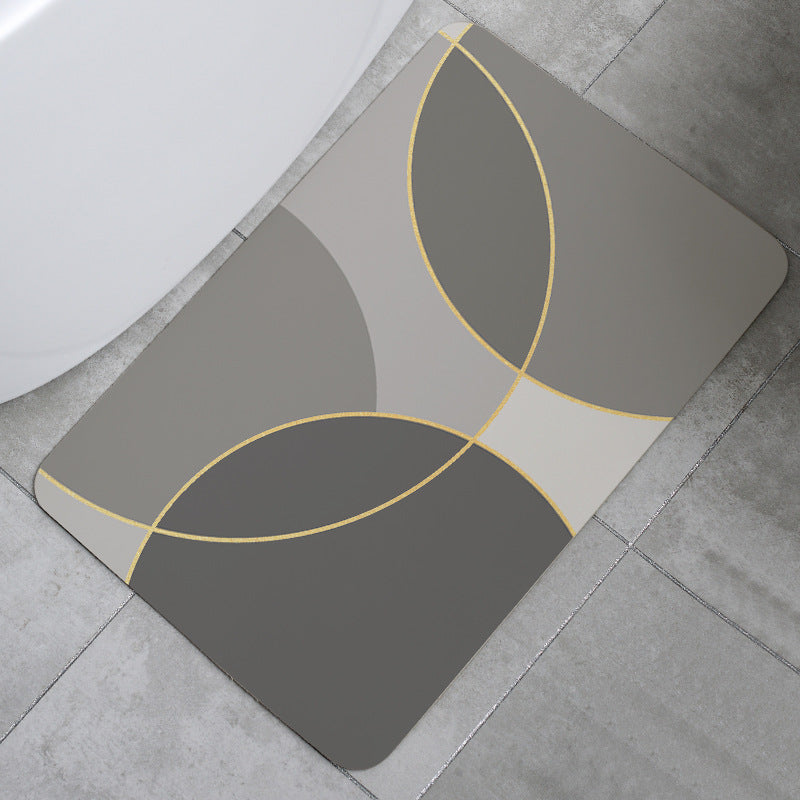 Nano Diatom Mud Mat Bathroom And Kitchen Oil And Water Absorption - Foto 10