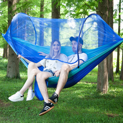 Fully Automatic Quick Opening Hammock With Mosquito Net - Foto 1